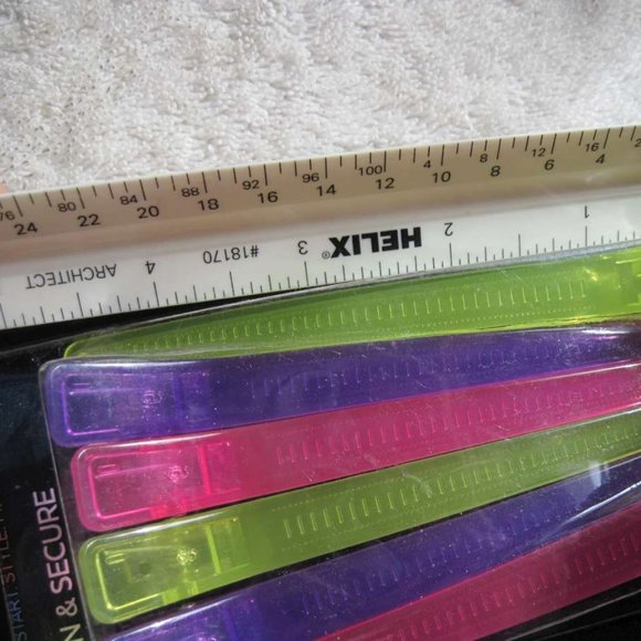 6 Goody Plastic 4 1/2" Sectioning Hair Clips Allergy Fasten Section Secure 2012 - Picture 9 of 16